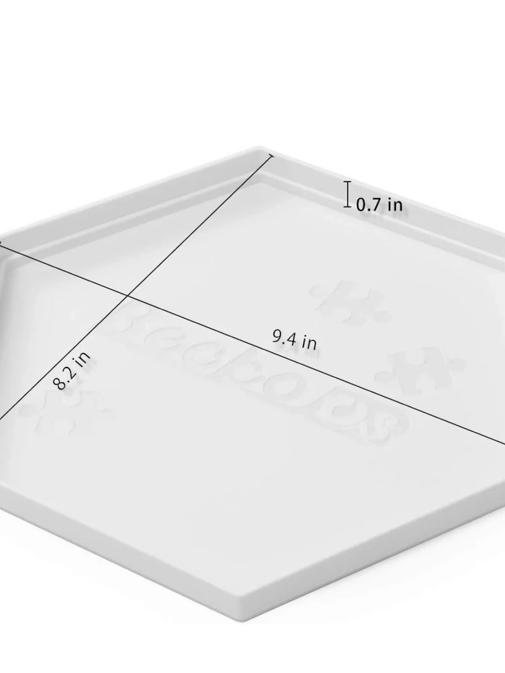 White Hexagon Party Favor Box - Pack of Stackable Containers